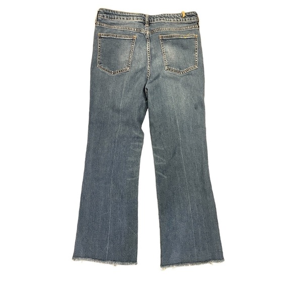 Anthropologie Pilcro High Rise Flare Jeans Raw Hem Size 30 - Picture 4 of 13